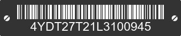 2020 KEYSTONE Keystone 4YDT27T21L3100945 VIN decoded