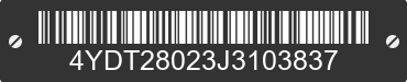 2018 KEYSTONE Keystone 4YDT28023J3103837 VIN decoded