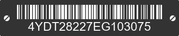2014 KEYSTONE Keystone 4YDT28227EG103075 VIN decoded