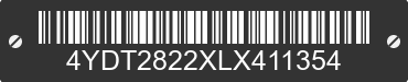 2020 KEYSTONE Keystone 4YDT2822XLX411354 VIN decoded