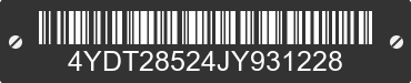 2018 KEYSTONE Keystone 4YDT28524JY931228 VIN decoded