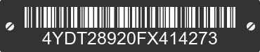 2015 KEYSTONE Keystone 4YDT28920FX414273 VIN decoded