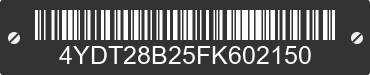 2015 KEYSTONE Keystone 4YDT28B25FK602150 VIN decoded
