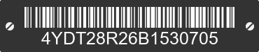 2011 KEYSTONE Keystone 4YDT28R26B1530705 VIN decoded