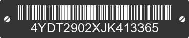 2018 KEYSTONE Keystone 4YDT2902XJK413365 VIN decoded