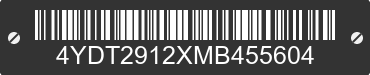 2021 KEYSTONE Keystone 4YDT2912XMB455604 VIN decoded