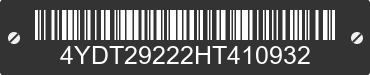 2017 KEYSTONE Keystone 4YDT29222HT410932 VIN decoded