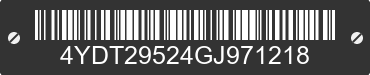 2016 KEYSTONE Keystone 4YDT29524GJ971218 VIN decoded