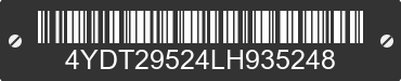 2020 KEYSTONE Keystone 4YDT29524LH935248 VIN decoded
