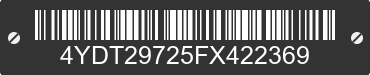 2015 KEYSTONE Keystone 4YDT29725FX422369 VIN decoded