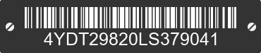2020 KEYSTONE Keystone 4YDT29820LS379041 VIN decoded