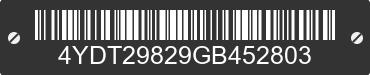 2016 KEYSTONE Keystone 4YDT29829GB452803 VIN decoded