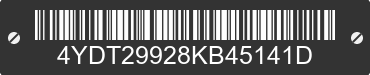 2019 KEYSTONE Keystone 4YDT29928KB45141D VIN decoded