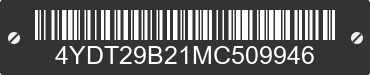 2021 KEYSTONE Keystone 4YDT29B21MC509946 VIN decoded