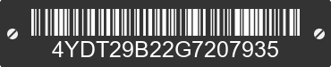 2016 KEYSTONE Keystone 4YDT29B22G7207935 VIN decoded