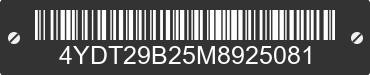 2021 KEYSTONE Keystone 4YDT29B25M8925081 VIN decoded