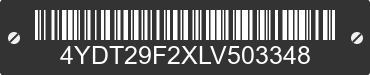 2020 KEYSTONE Keystone 4YDT29F2XLV503348 VIN decoded