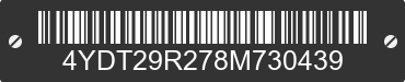 2008 KEYSTONE Keystone 4YDT29R278M730439 VIN decoded
