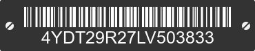 2020 KEYSTONE Keystone 4YDT29R27LV503833 VIN decoded