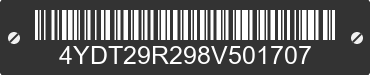 2008 KEYSTONE Keystone 4YDT29R298V501707 VIN decoded