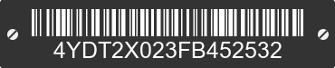 2015 KEYSTONE Keystone 4YDT2X023FB452532 VIN decoded