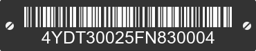 2015 KEYSTONE Keystone 4YDT30025FN830004 VIN decoded