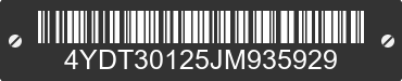 2018 KEYSTONE Keystone 4YDT30125JM935929 VIN decoded