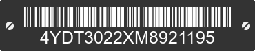 2021 KEYSTONE Keystone 4YDT3022XM8921195 VIN decoded