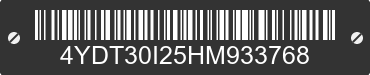 2017 KEYSTONE Keystone 4YDT30I25HM933768 VIN decoded
