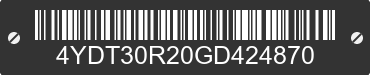 2016 KEYSTONE Keystone 4YDT30R20GD424870 VIN decoded