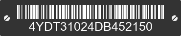 2013 KEYSTONE Keystone 4YDT31024DB452150 VIN decoded