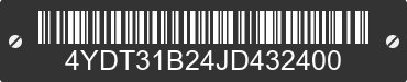 2018 KEYSTONE Keystone 4YDT31B24JD432400 VIN decoded