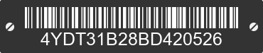 2011 KEYSTONE Keystone 4YDT31B28BD420526 VIN decoded