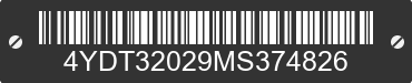 2021 KEYSTONE Keystone 4YDT32029MS374826 VIN decoded