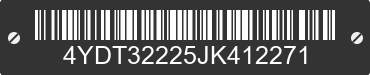 2018 KEYSTONE Keystone 4YDT32225JK412271 VIN decoded