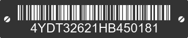 2017 KEYSTONE Keystone 4YDT32621HB450181 VIN decoded