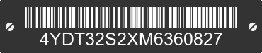 2021 KEYSTONE Keystone 4YDT32S2XM6360827 VIN decoded