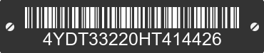 2017 KEYSTONE Keystone 4YDT33220HT414426 VIN decoded