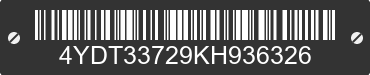 2019 KEYSTONE Keystone 4YDT33729KH936326 VIN decoded