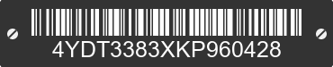 2019 KEYSTONE Keystone 4YDT3383XKP960428 VIN decoded