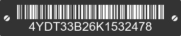 2019 KEYSTONE Keystone 4YDT33B26K1532478 VIN decoded
