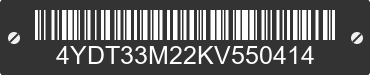 2019 KEYSTONE Keystone 4YDT33M22KV550414 VIN decoded