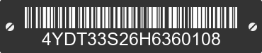 2017 KEYSTONE Keystone 4YDT33S26H6360108 VIN decoded