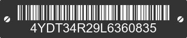2020 KEYSTONE Keystone 4YDT34R29L6360835 VIN decoded