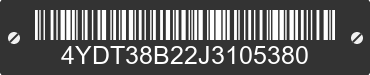 2018 KEYSTONE Keystone 4YDT38B22J3105380 VIN decoded