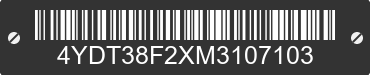 2021 KEYSTONE Keystone 4YDT38F2XM3107103 VIN decoded