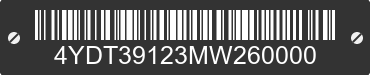 2021 KEYSTONE Keystone 4YDT39123MW260000 VIN decoded