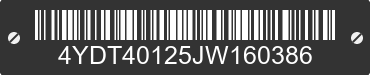 2018 KEYSTONE Keystone 4YDT40125JW160386 VIN decoded