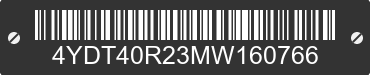 2021 KEYSTONE Keystone 4YDT40R23MW160766 VIN decoded