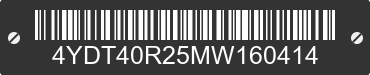 2021 KEYSTONE Keystone 4YDT40R25MW160414 VIN decoded